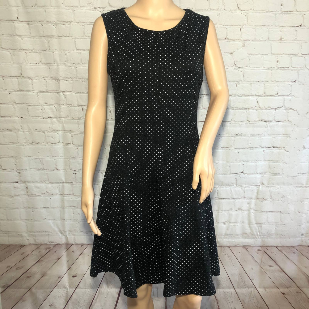 Express exc condition sleeveless‎ polka dot dress